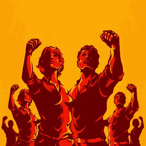 Crowd Protest Fist Revolution Poster Design Premium Vector Edsa Revolution Poster, Revolution Poster, Urban Rivals, Revolution Art, Background Style, Protest Posters, Obey Art, Graphic Design Infographic, Propaganda Art