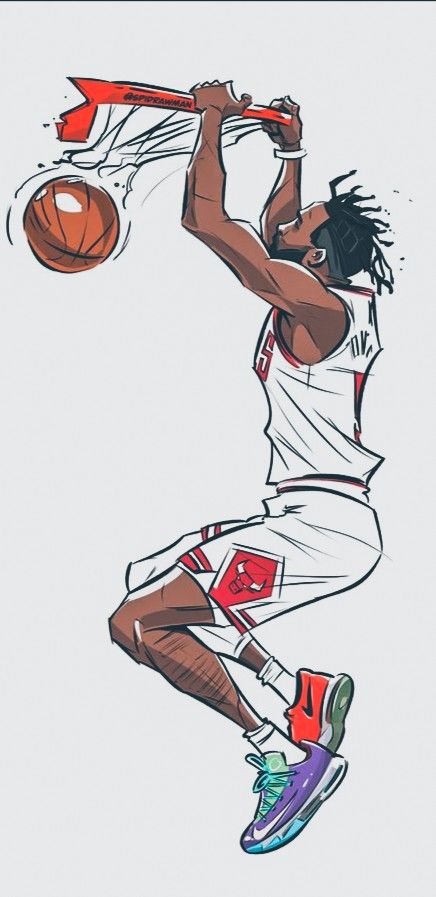 Basketball Sketch Art, Basketball Comic Art, Nba Comic Art, Basketball Reference Pose, Basketball Poses Drawing, Basketball Hoop Drawing, Basketball Graffiti, Basketball Illustration, Basketball Dribble