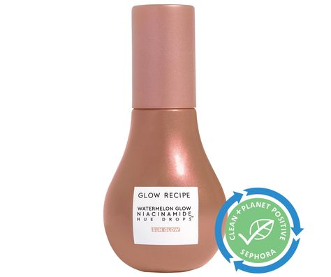 Check out this product at Sephora.com - Glow Recipe Watermelon Glow Niacinamide Hue Drops Sun Glow Serum - 1.35 oz / 40 mL Glow Recipe Hue Drops, Skincare Wishlist, Tinted Serum, Bronzing Drops, Burr Basket, Watermelon Glow, Sephora Skin Care, Glow Recipe, Glow Serum