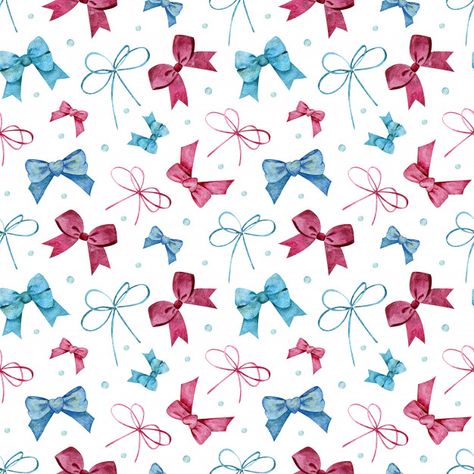 Kawaii Printables, Label Inspiration, Watercolor Bow, Conversational Prints, Paris Wallpaper, Holiday Background, Pink Bows, Scream Queens, Liberty London