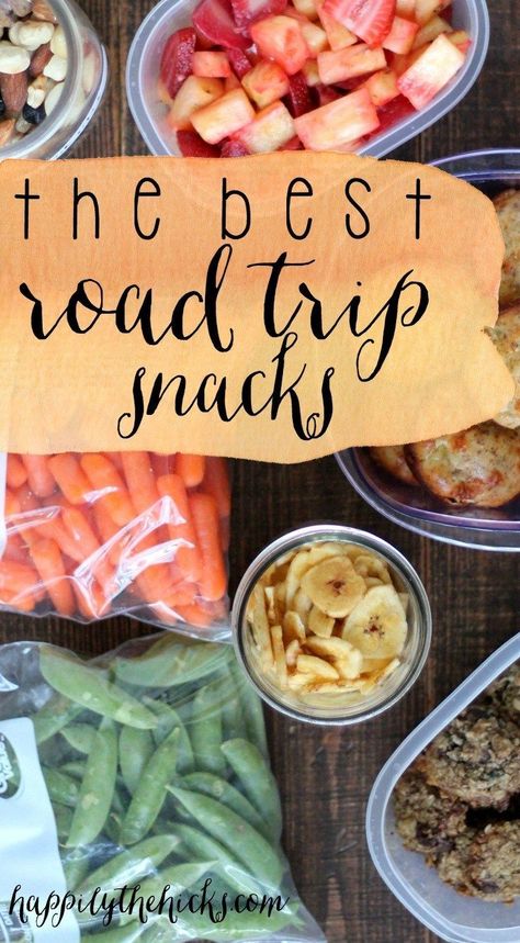 Healthy Road Trip Food, Roadtrip Snacks, Best Road Trip Snacks, Healthy Road Trip Snacks, Road Snacks, Car Snacks, Healthy Travel Snacks, Trip Hacks, Road Trip Food