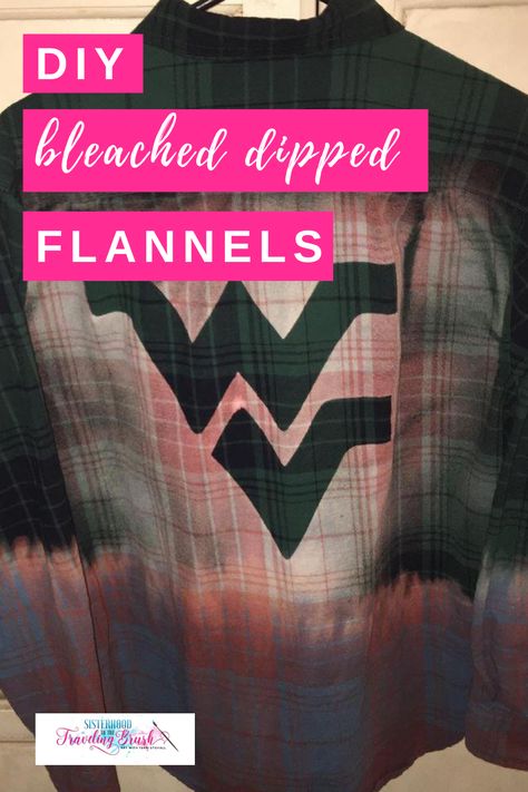 Bleach Distressed Flannel Diy, Bleaching Flannel Shirts Diy, Flannel Shirt With Patch On Back Diy, How To Bleach Flannel Shirts Plaid, Flannel Bleached Shirts Diy, Bleached Flannels Diy, Bleaching Flannels Diy, How To Bleach A Flannel Shirt Diy, Bleach Flannel Shirt Diy