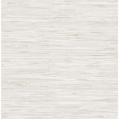 NuWallpaper Grassweave Cream Peel and Stick Wallpaper-NU2875 - The Home Depot Wallpaper Neutral, Greige Paint, Amakusa, Neutral Wallpaper, Grasscloth Wallpaper, Wallpaper Calculator, Peel Stick Wallpaper, Adhesive Wallpaper, Woven Design