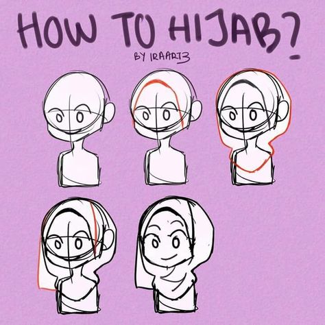 Hijab Drawing Reference, Hijab Animation, Movie Character Ideas, Animation Drawing Sketches, Hijab Art, Comic Reference, Hijab Drawing, Pencil Drawings Of Girls, Cute Eyes Drawing