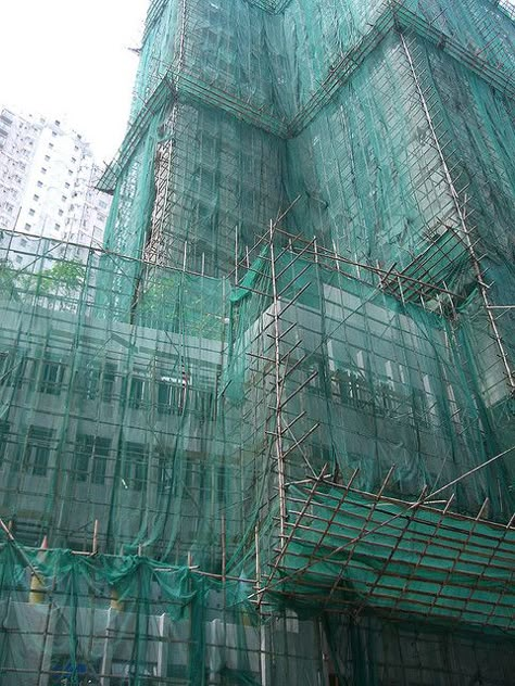 Gifts For Construction Workers, Bamboo Scaffolding, Construction Workers, Hong Kong Travel, High Rise Building, Construction Worker, A Level Art, Fun Gifts, Scaffolding