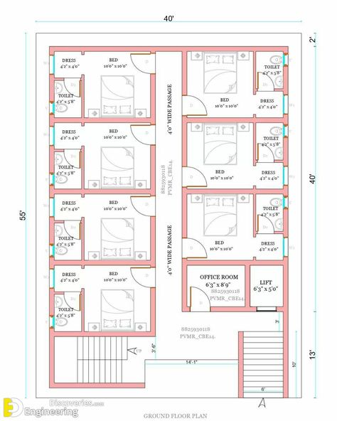 Wooden House Plans, Hotel Room Plan, Hotel Room Design Plan, Studio Floor Plans, Duplex Floor Plans, Hotel Floor Plan, Hostels Design, Indian House Plans, Indian House