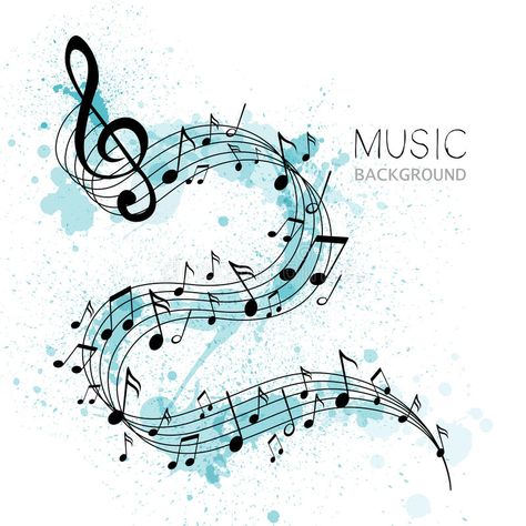 Abstract Music Design royalty free illustration Festival Artwork, Music Scrapbook, Music Themed Cakes, Tombstone Designs, Music Notes Art, Music Tattoo Designs, School Murals, Notes Art, Lettering Art