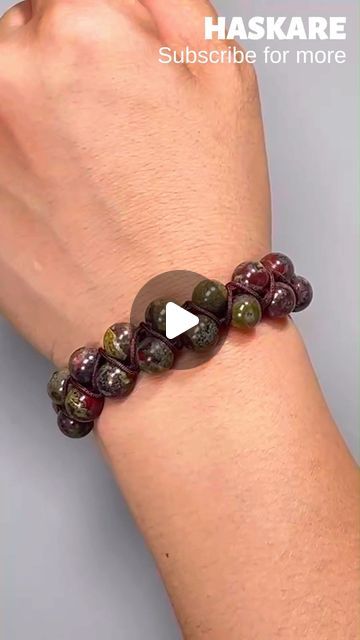 LU  Lindy on Instagram: "Braiding Beaded Bracelet for beginner #beads #pfy #haskare #diy #MensFashion #diybeads#haskare" Diy Beads, Bead Bracelet, Beaded Bracelet, Crystal Beads, Jelly, Macrame, Braids, Beaded Bracelets, Bracelet