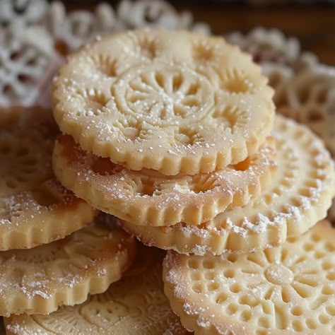 French Butter Cookies Molded Cookie Recipe, French Butter Cookies, Entertaining Desserts, French Cookies, French Baking, French Butter, Bite Size Cookies, Dessert Platter, Cookie Table