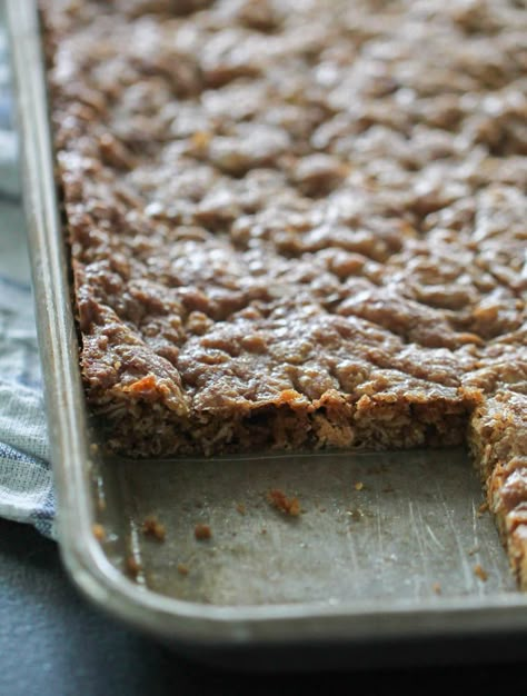 Oatmeal Sheet Pan Cookies, Oatmeal Scotchies Bars, Sheet Pan Oatmeal, Oatmeal Butterscotch Bars, Easy Cookie Bars, Chewy Cookie Bars, Oatmeal Butterscotch, Oatmeal Butterscotch Cookies, Butterscotch Bars