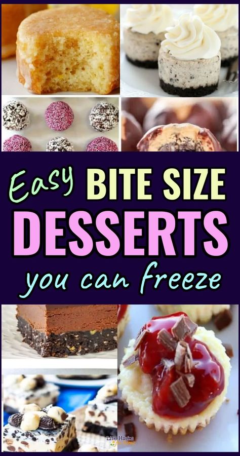 Mini Desserts That Freeze Well-Easy Make Ahead Freezable Sweets Individual Desserts Easy, Individual Desserts For A Crowd Cups, Individual Sweet Treats, Small Desserts In Cups, Housewarming Dessert Ideas, Fun Desserts For A Crowd, Party Desserts For A Crowd Finger Foods, Desserts You Can Freeze For Later, Party Desserts Table Ideas