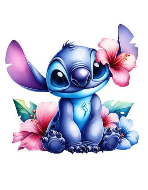 Disney Stitch Tattoo, Cute Owl Tattoo, Lilo And Stitch Characters, Stitch Tattoo, Lilo And Stitch Drawings, Stitch Character, Owl Tattoo Design, Stitch Drawing, Stitch Cartoon