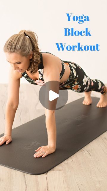 Kate Boyle - Pilates on Instagram: "Grab your yoga blocks and save these for later 📌

🙌🏻This is a fun, full body workout that challenges your strength, stability and balance.

You can do it without the yoga blocks but it adds a little fun and a great challenge 😁

✨Ab curl with yoga block balance
✨Opposite arm and leg reach with yoga block balance
✨Arm circles
✨Mountain climbers
✨Plank jumps
✨Prone scarecrow 

Give you give them a go let me know!

For the full workout check out the Mind Movement Health Membership in my bio 💚

#pilatesexercises #pilatesathome #homepilates #pilatesstrong #pilatesfitness #pilatesworkout #fullbodyworkout #homeworkout #coreworkout #coreexercises #mindmovementhealth" Yoga Block Exercises Flexibility, Yoga Blocks Exercises, Pilates At Home, Arm Circles, Full Workout, Exercise Ideas, Mountain Climbers, Yoga Block, Pilates Workout