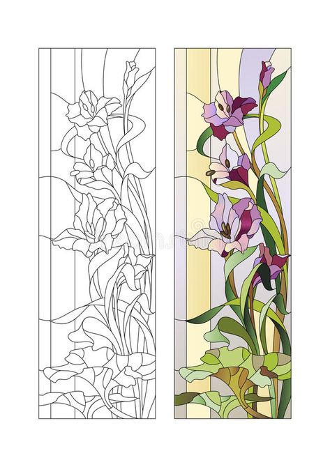 L'art Du Vitrail, Glass Painting Patterns, Stained Glass Quilt, Stained Glass Patterns Free, Stained Glass Door, زجاج ملون, Glass Painting Designs, Painted Glass Art, Verre Design