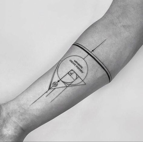 Geometrical Tattoo Design, Tattoo Left Arm, Feather Tattoo For Men, Skellington Tattoo, Tattoos Arm Mann, Acab Tattoo, Stripe Tattoo, Fibonacci Tattoo, Geometric Line Tattoo