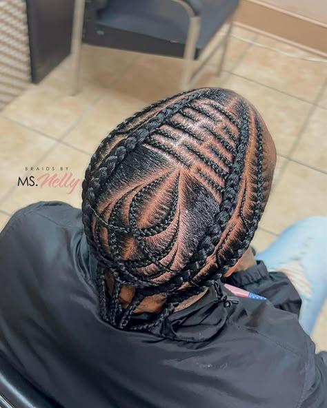 Today’s work on @where_mikejones • Book under Designer Men’s Braids • #freestyle #freestyledesign #freestylebraids #design #designbraids #mensbraids #menshair #braids #cornrows #neatbraids #neathair #art #hair #hairart #manbun Scalp Braids For Men, Fishbone Braids For Men, Men’s Braided Designs, Men Cornrows Design, Guy Braids, Cornrows Designs, Male Braid Styles, Mens Cornrows, Braids Freestyle