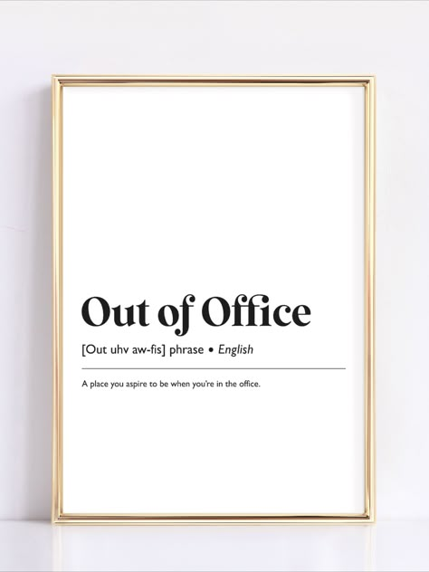 Funny Office Decor, Funny Office Quotes, Job Wallpaper, Out Of Office Sign, Caption Inspiration, Email Quotes, Office Stickers, Office Quotes Funny, Toilet Signs