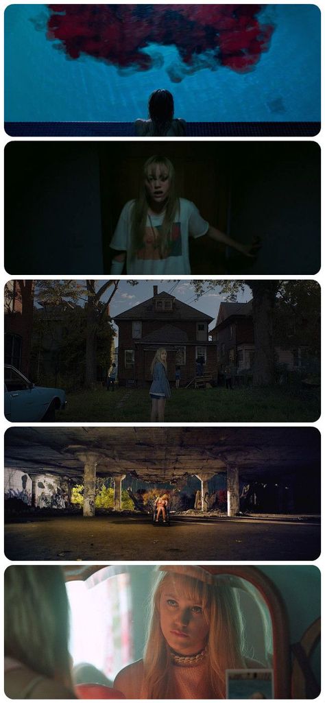 It Follows (2014), d. David Robert Mitchell, d.p. Mike Gioulakis Cinematography Composition, It Follows, Septième Art, Best Cinematography, Best Horror Movies, Movie Shots, Digital Film, Film Studies, Short Movie