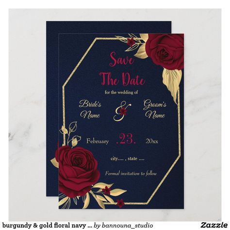 Coronado Wedding, Marsala Wedding Invitation, Black Wedding Invitation, Engagement Invitation Cards, Gold Save The Dates, Black Gold Wedding, Black Wedding Invitations, Wedding 2025, Burgundy Flowers