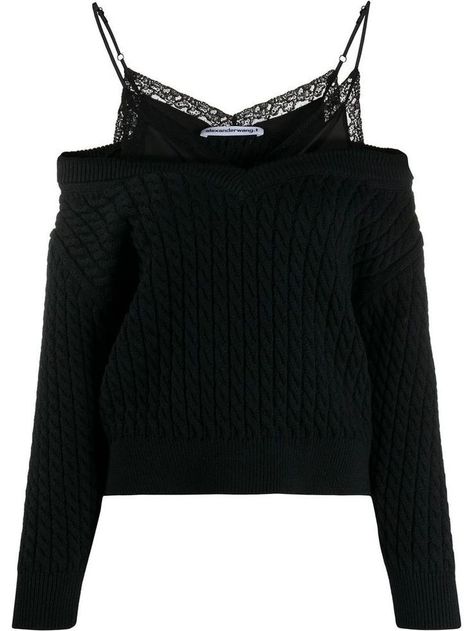 Png Clothes, Designer Knitwear, T By Alexander Wang, Knitwear Design, Black Sweater, Dream Clothes, Knit Jumper, Outfits Casuales, Preppy Style