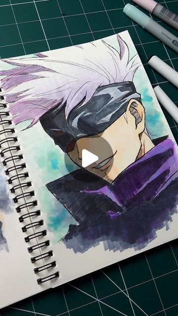 suraj singh 🎨 on Instagram: "Draw gojo with me✍️🏻 . #jujutsukaisen #gojo" Anime Quick Sketch, Gojo Drawing Easy Step By Step, Anime Gojo Drawing, Gojo Draw Sketch, How To Draw Gojo, Gojo Drawing Sketch, Gojo Painting, Full Body Drawing Base, Gojo Sketch