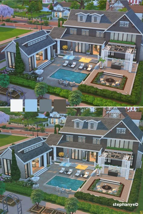 Medieval House Concept, Medieval House Concept Art, Sims3 House, House Concept Art, Sims 4 Family House, Sims 4 Houses Layout, Cc The Sims 4, Family Cottage, The Sims 4 Lots