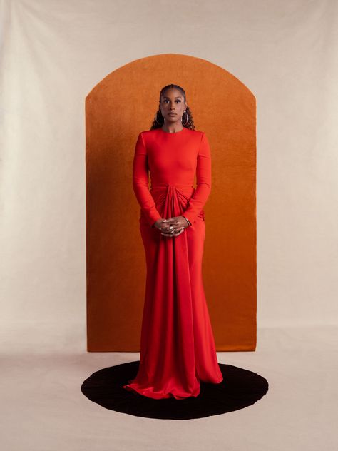 Issa Rae Style, Photoshoot Backdrops, Issa Rae, Gangsta Rap, Time Magazine, Wearing Red, Fashion Shoot, Beautiful Images, Editorial Fashion