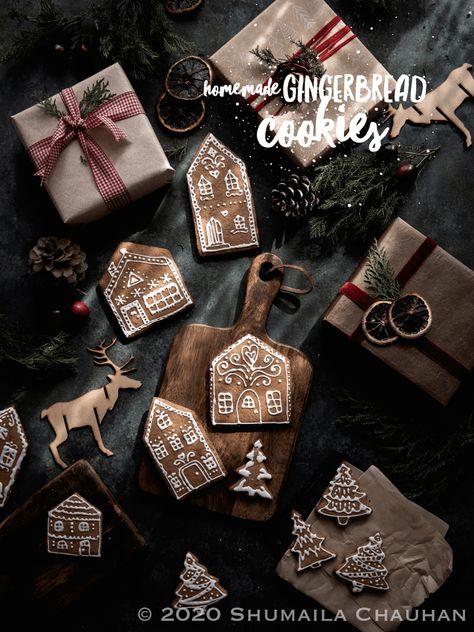 Gingerbread House Cookie Recipe, Homemade Gingerbread Cookies, Cookie Houses, Beeswax Paper, Gingerbread Cookies Recipe, Homemade Gingerbread House, Gingerbread Cookie Dough, Gingerbread House Template, House Cookies