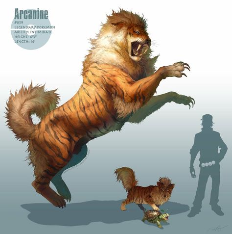 Pokemon in real life: Growlithe/Arcanine Prehistoric Monsters, Realistic Pokemon, Pokemon Realistic, Real Pokemon, Lion Coloring Pages, Creature Fantasy, Arte Nerd, Pokemon Fusion, Pokemon Fan Art