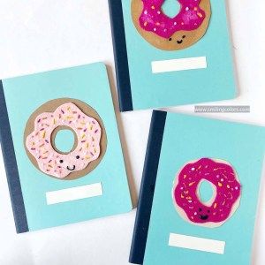 Donut Crafts, Stick Picture Frame, Popsicle Stick Picture Frame, Donut Craft, Cover For Notebook, Donut Party Decorations, Donut Display, Diy Donut, Donut Party Favors