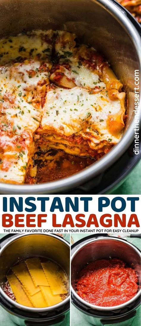 Lasagna Pressure Cooker Recipe, Lasagna Sauce Recipe, Lasange Recipe, Lazy Lasagna Recipe, Instant Pot Lasagna Recipe, Oven Ready Lasagna, Beef Lasagna, Chicken Spaghetti Recipes, Instant Pot Pasta Recipe