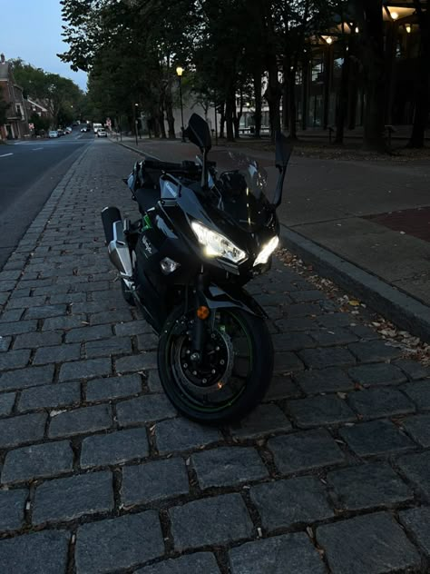 Motorcycle Vision Board, Ninja 400 Motorcycle, Ninja 400 Aesthetic, Kawasaki Ninja Aesthetic, Kawasaki Aesthetic, Ninja 400 Black, Kawasaki Ninja 400 Black, Ninja 400 Kawasaki, Ninja Motorcycle