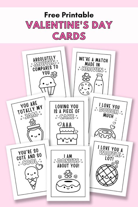 Free Printable Valentine's Cards To Colour — Gathering Beauty Printed Valentines Cards, Coloring Valentine Cards, Valentine Printables Free Kids Classroom, Make Your Own Valentines Cards, Kids Printable Valentines Cards, Valentine’s Day Free Printables, Valentine Cards To Make Free Printables, Valentines Day Cards Free Printables, Valentine’s Day Printables Kids