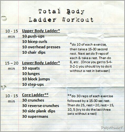 . Full Body Hotel Gym Workout, Total Body Circuit Workout, Ladder Workout Exercises, Caveman Workout, Ladder Workout, Boot Camp Workout, Hiit Training, Circuit Workout, Circuit Training