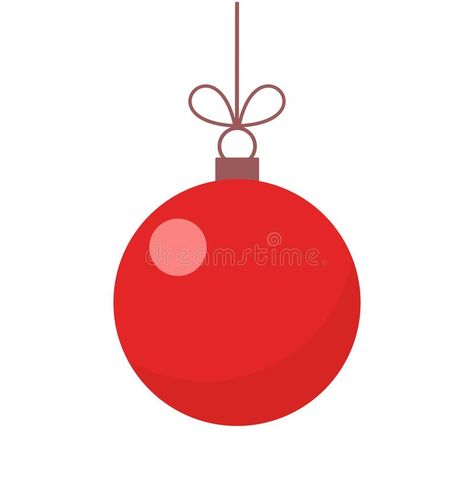 Christmas Balls Illustration, Red Ball Ornaments, Ornament Illustration, Red Ball, About Christmas, Christmas Ball, Christmas Red, Ball Ornaments, Christmas Balls