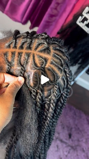 Xtensionz on Instagram: "Invisible locs 🤌🏾 . Idk but i find these so satisfying  . Hair: My tresses pre stretched gypsy wave bulk 18” 1b ///// twisted up springy afro twist 16” . . #fauxlocs #loc #locs #locstyles #locstylesforwomen #locs4life #fauxlocsnj #njlocs #locstutorial #invisiblelocs #watchmework #njhairstylist #njhairstylists #reels #explorepage #nyhairstylist #nychairstylist" Invisible Locs On Short Hair, Invisible Locs With Natural Hair, Faux Twist Locs, Kids Invisible Locs, How To Do Invisible Locs On Yourself, Invisible Locs Black Women, Twisted Up Springy Afro Twist, Invisible Locs On Locs, Invisible Locs Natural Hair