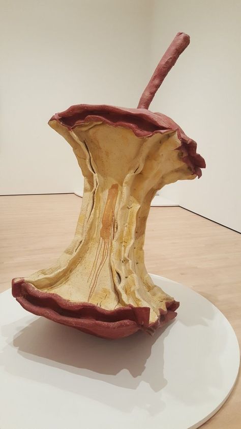 Cardboard Art Sculpture, Sf Moma, Apple Core, Claes Oldenburg, Art Alevel, Food Sculpture, Food Artists, Cardboard Sculpture, Textile Sculpture