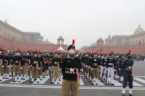 Delhi republic day parade 2022 NCC girls contingent ⚡ Ncc Cadet Video, Ncc Day Poster Ideas, Ncc Day Quotes, Ncc Day, National Cadet Corps, Republic Day Parade, Education Day, 2025 Year, Independence Day Images