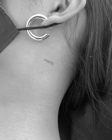 Rare Tattoo, Rare Tattoos, Tato Minimal, Writing Tattoos, Petite Tattoos, Classy Tattoos, Discreet Tattoos, Dainty Tattoos, Subtle Tattoos