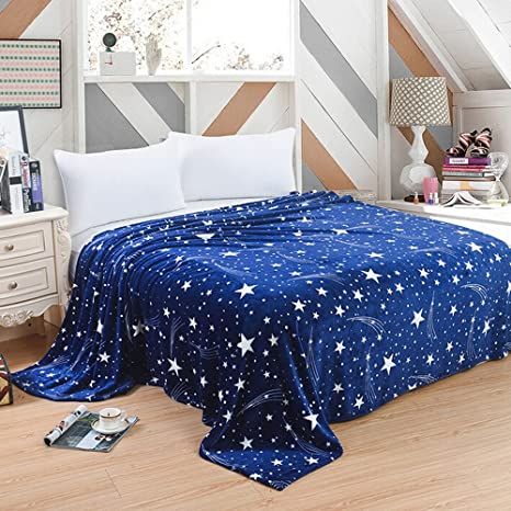 Amazon.com: AGUIguo Throw Blanket Soft Microfiber Flannel Fleece Blanket, Stars Flowers Animals Pattern Throw Blanket for All Season Lightweight Blankets for Bed Couch Sofa Chair,Dark Blue: Home & Kitchen Star Blanket, Plush Sofa, Comfort Blanket, Blanket Cover, Soft Throw Blanket, Decorative Blankets, Clean Machine, Blanket Throw, Patterned Throw