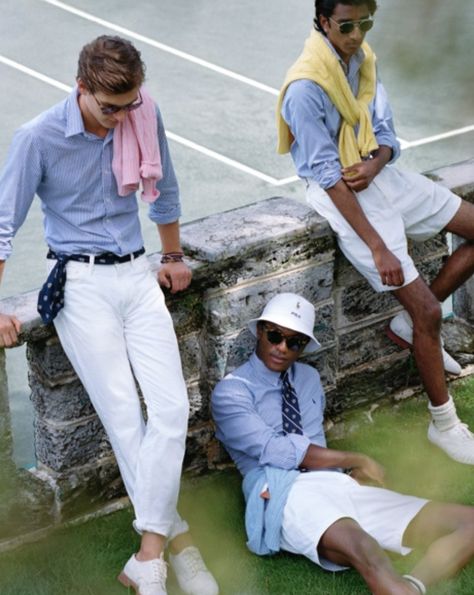 Country Club Male Outfits, Men’s Country Club Outfit, Yacht Club Men Outfit, Southern Preppy Aesthetic Men, Preppy Guy Outfits Aesthetic, Men Country Club Outfit, Preppy Style Guys, Country Club Men Outfit, Wimbledon Outfits Men