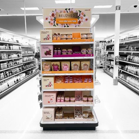 Target Display, Target Shelves, Retail Design Display, Point Of Sale Display, Point Of Sale, Visual Display, Display Design, Spring Colors, Target