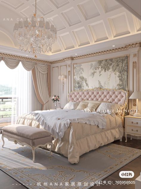 Rich Girl Bedroom, Royal Room, Royal Bedroom, Fancy Bedroom, Plush Rugs, Dreamy Decor, Luxury Room Bedroom, Classy Bedroom, Casa Vintage