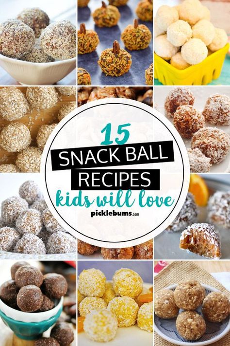 15 snack ball recipes kids will love Kids Energy Balls, Homemade Energy Balls, Recipes Kids Will Love, Healthy Snack For Kids, Protein Balls Healthy, Toddler Picky Eater, Energy Balls Healthy, Snack Balls, Ball Recipes