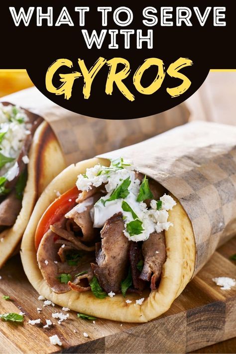 What To Serve With Gyros Dinners, Chicken Gyros Side Dish, Gyro Dinner Sides, Side Dishes For Gyros, Side For Gyros, Gyros Side Dish, What To Serve With Gyros, Sides To Go With Gyros, Greek Dinner Side Dishes