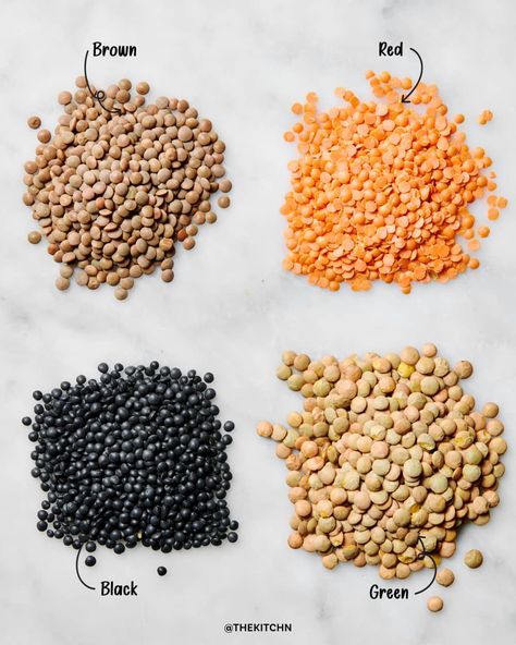 Post Image Types Of Lentils, Slow Cooker Dal, High Protein Soups, Green Lentil Recipes, Slow Cooker Lentil Soup, Red Lentil Recipes, Protein Soups, Sunday Cooking, Slow Cooker Curry