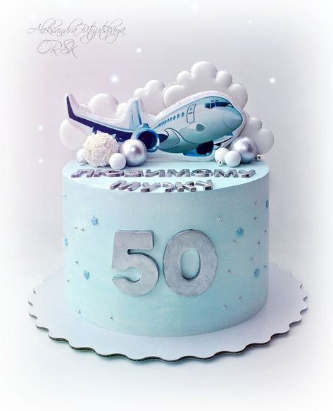 Planes Birthday Cake, 40th Birthday Cakes For Men, Airplane Birthday Cakes, Camera Cakes, Airplane Cake, Pinterest Cake, Family Cake, Happy Birthday Cake Images, 40th Birthday Cakes