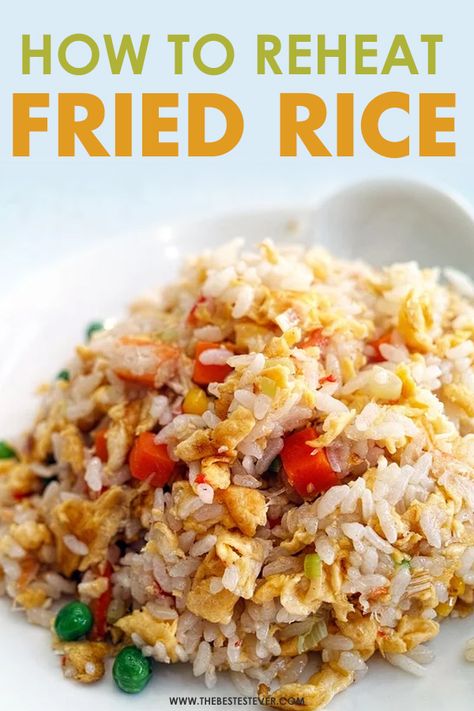 Best Way To Reheat Rice, Cooking Fried Rice, Japanese Fried Rice, How To Reheat Rice, Rice In The Oven, Beef Fried Rice, Stir Fry Rice, Rice Side Dish Recipes, Chicken Fried Rice Recipe