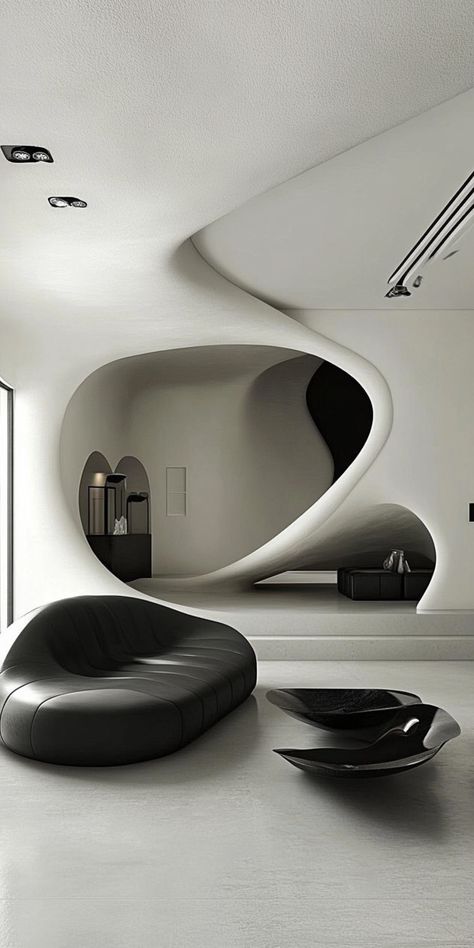 futuristic interior Hi Tech Interior, Futuristic Room, High Tech Interior, Futuristic Furniture Design, Futuristic Decor, Futuristic Furniture, Futuristic Interior, Bar Room, Reading Room