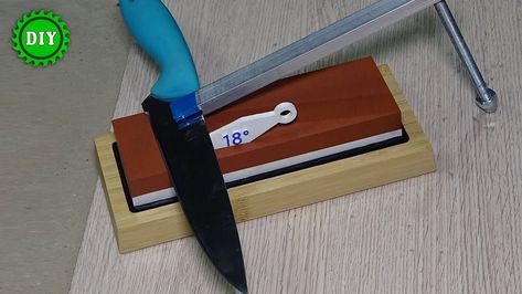 DIY Simple Knife Sharpener Jig : Make Your Own and Sharpen Like a Pro Knife Sharpening Jig Diy, Knife Sharpening Jig, Simple Knife, Diy Knife, Diy Simple, Knife Sharpener, Basic Tools, Knife Sharpening, Like A Pro